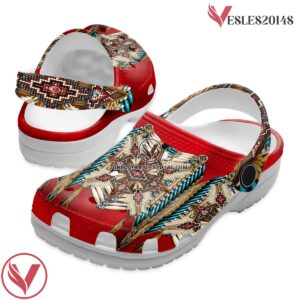 Native American Native Owl Feather Crocs Clog Shoes For Kid and Adult Style 1, Unique Gift From  Vesles2014S