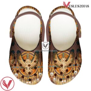 Native American Native Owl Feather Crocs Clog Shoes For Kid and Adult Style 3, Unique Gift From Vesles2014S 2