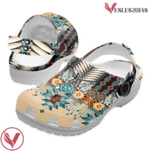 Native American Native Owl Feather Crocs Clog Shoes For Kid and Adult Style 5, Unique Gift From  Vesles2014S