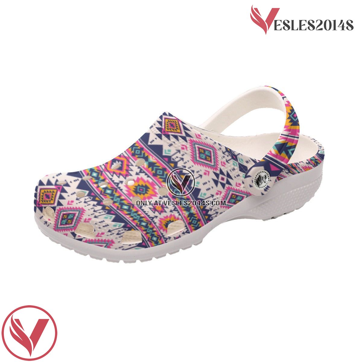 Native American Native Pattern Crocs Clog Shoes For Kid and Adult Style 1, Unique Gift From Vesles2014S 4