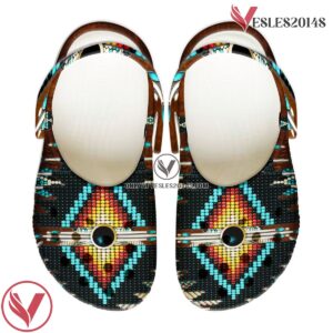 Native American Native Pattern Crocs Clog Shoes For Kid and Adult Style 16, Unique Gift From  Vesles2014S 2