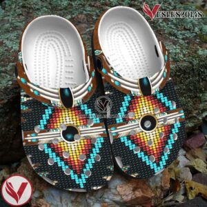 Native American Native Pattern Crocs Clog Shoes For Kid and Adult Style 16, Unique Gift From  Vesles2014S 3