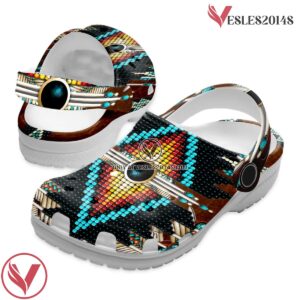 Native American Native Pattern Crocs Clog Shoes For Kid and Adult Style 16, Unique Gift From  Vesles2014S