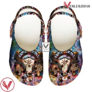 Native American Native Pattern Crocs Clog Shoes For Kid and Adult Style 19, Unique Gift From Vesles2014S 2