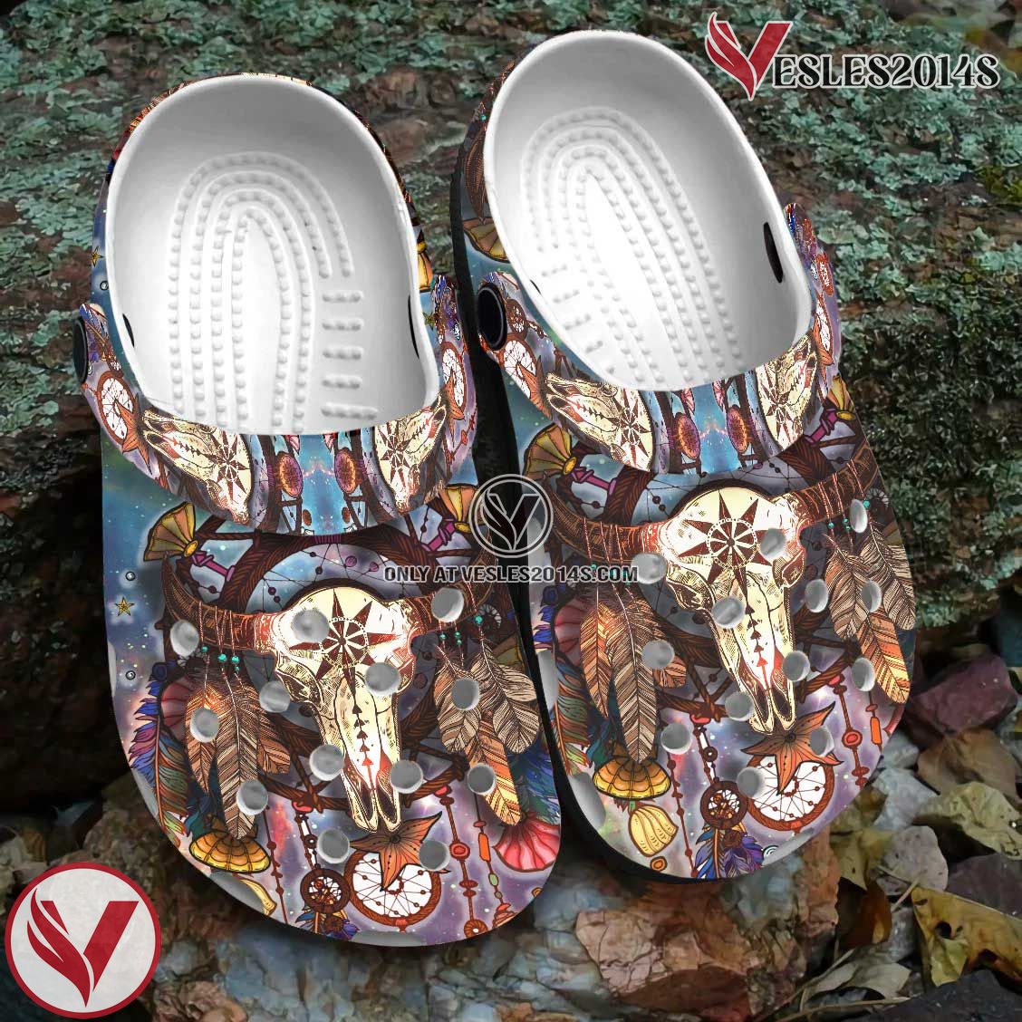 Native American Native Pattern Crocs Clog Shoes For Kid and Adult Style 19, Unique Gift From Vesles2014S 3