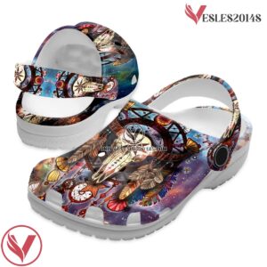 Native American Native Pattern Crocs Clog Shoes For Kid and Adult Style 19, Unique Gift From  Vesles2014S