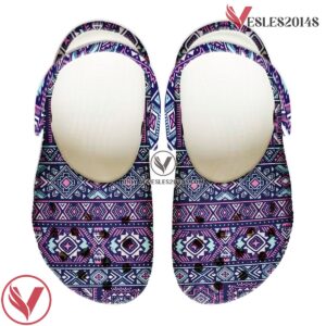 Native American Native Pattern Crocs Clog Shoes For Kid and Adult Style 2, Unique Gift From  Vesles2014S 2