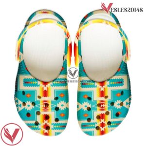 Native American Native Pattern Crocs Clog Shoes For Kid and Adult Style 7, Unique Gift From Vesles2014S 2