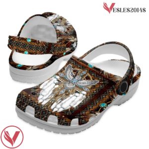 Native American Native Pattern Crocs Clog Shoes For Kid and Adult Style 8, Unique Gift From  Vesles2014S