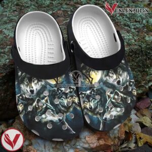 Native American Native Wolf Crocs Clog Shoes For Kid and Adult, Unique Gift From  Vesles2014S 3