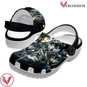 Native American Native Wolf Crocs Clog Shoes For Kid and Adult, Unique Gift From  Vesles2014S