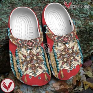 Native American Owl Feather Crocs Clog Shoes For Kid and Adult Style 2, Unique Gift From  Vesles2014S 2