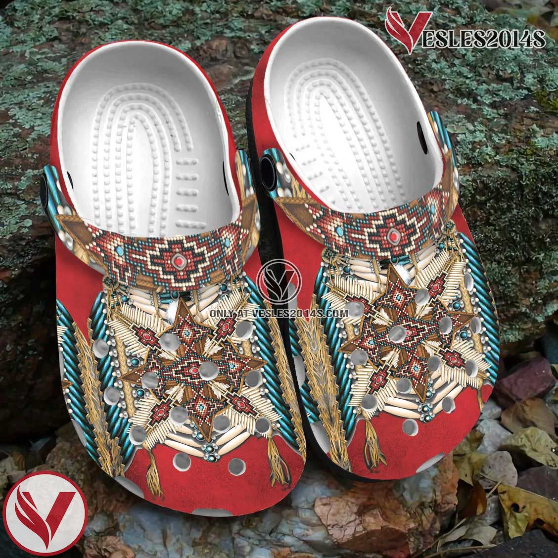 Native American Owl Feather Crocs Clog Shoes For Kid and Adult Style 2, Unique Gift From  Vesles2014S 2