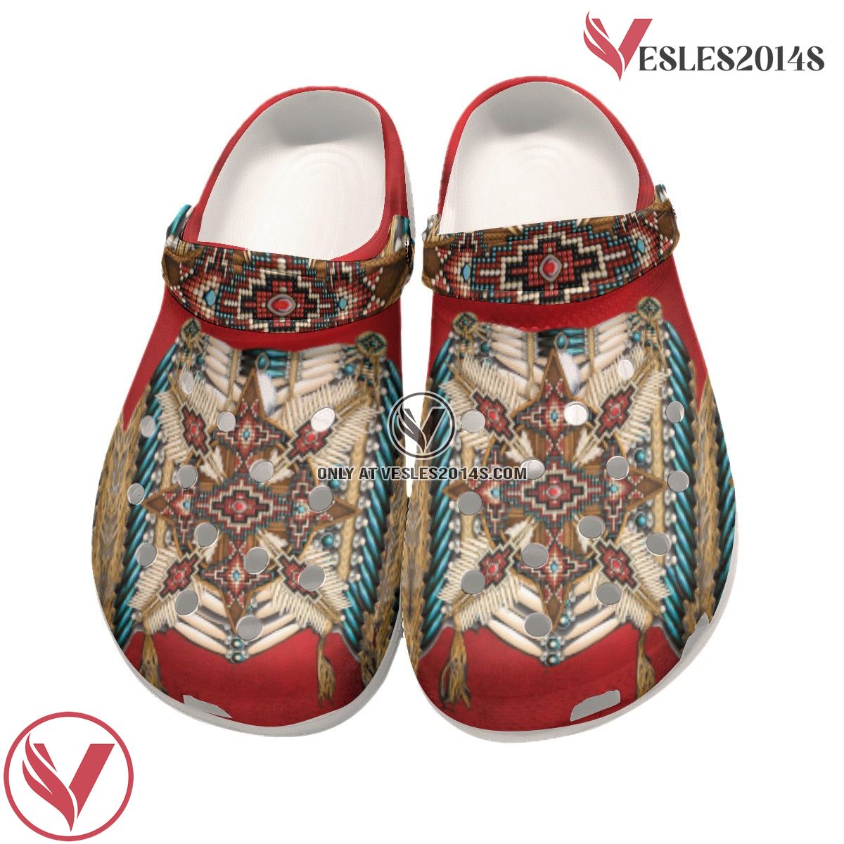 Native American Owl Feather Crocs Clog Shoes For Kid and Adult Style 2, Unique Gift From  Vesles2014S 3