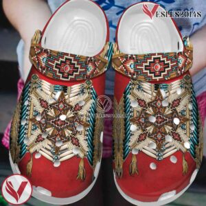 Native American Owl Feather Crocs Clog Shoes For Kid and Adult Style 2, Unique Gift From  Vesles2014S