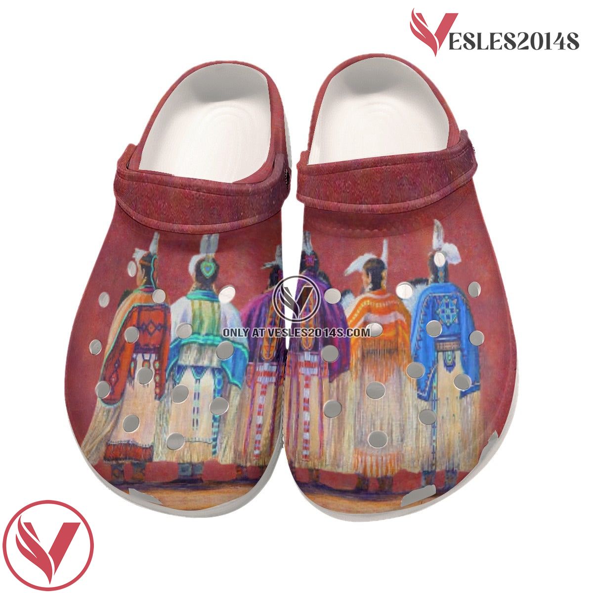 Native American Owl Feather Crocs Clog Shoes For Kid and Adult Style 3, Unique Gift From  Vesles2014S 3