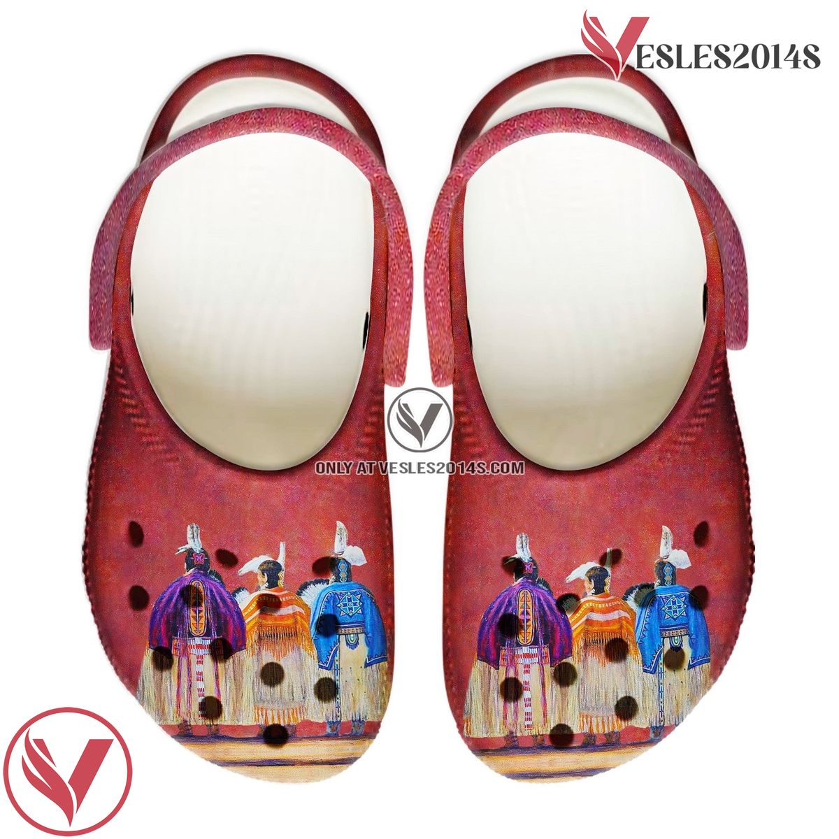 Native American Owl Feather Crocs Clog Shoes For Kid and Adult Style 3, Unique Gift From  Vesles2014S 4