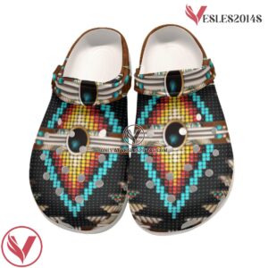 Native American Pattern Crocs Clog Shoes For Kid and Adult Style 12, Unique Gift From  Vesles2014S 3