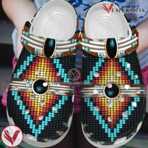 Native American Pattern Crocs Clog Shoes For Kid and Adult Style 12, Unique Gift From  Vesles2014S