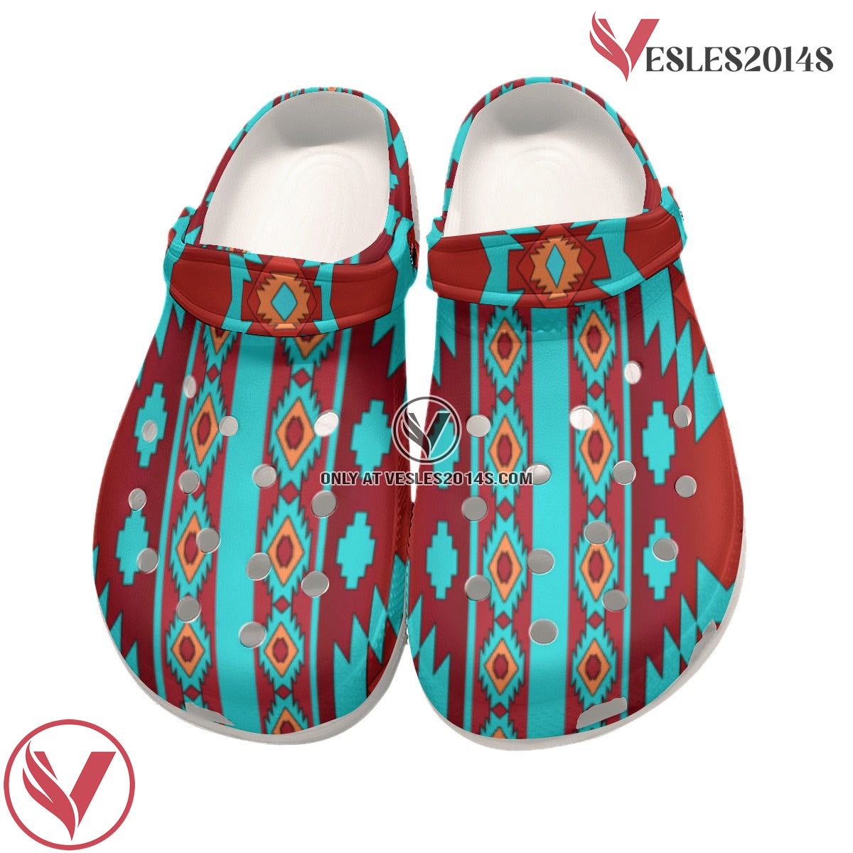 Native American Pattern Crocs Clog Shoes For Kid and Adult Style 13, Unique Gift From  Vesles2014S 3