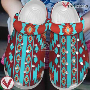Native American Pattern Crocs Clog Shoes For Kid and Adult Style 13, Unique Gift From  Vesles2014S