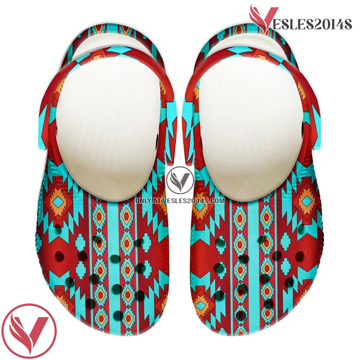 Native American Pattern Crocs Clog Shoes For Kid and Adult Style 13, Unique Gift From  Vesles2014S 4
