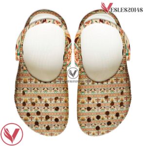 Native American Pattern Crocs Clog Shoes For Kid and Adult Style 17, Unique Gift From  Vesles2014S 4