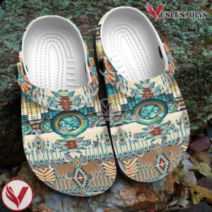 Native American Pattern Crocs Clog Shoes For Kid and Adult Style 19, Unique Gift From  Vesles2014S 2