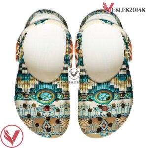 Native American Pattern Crocs Clog Shoes For Kid and Adult Style 19, Unique Gift From  Vesles2014S 4