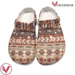 Native American Pattern Crocs Clog Shoes For Kid and Adult Style 2, Unique Gift From  Vesles2014S 3