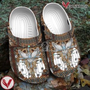 Native American Pattern Crocs Clog Shoes For Kid and Adult Style 22, Unique Gift From  Vesles2014S 2