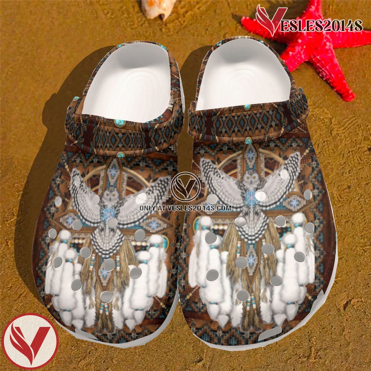 Native American Pattern Crocs Clog Shoes For Kid and Adult Style 22, Unique Gift From  Vesles2014S 3