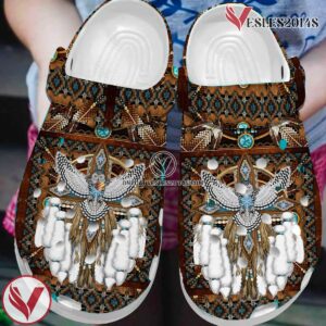 Native American Pattern Crocs Clog Shoes For Kid and Adult Style 22, Unique Gift From  Vesles2014S
