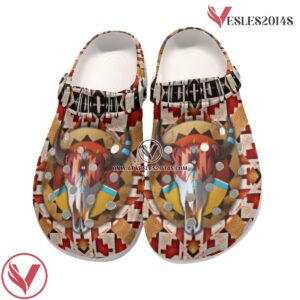 Native American Pattern Crocs Clog Shoes For Kid and Adult Style 23, Unique Gift From  Vesles2014S 3