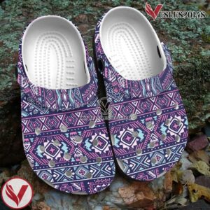 Native American Pattern Crocs Clog Shoes For Kid and Adult Style 25, Unique Gift From  Vesles2014S 2