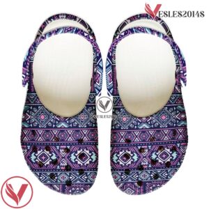Native American Pattern Crocs Clog Shoes For Kid and Adult Style 25, Unique Gift From  Vesles2014S 4