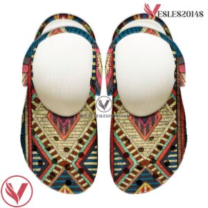 Native American Pattern Crocs Clog Shoes For Kid and Adult Style 26, Unique Gift From  Vesles2014S 4