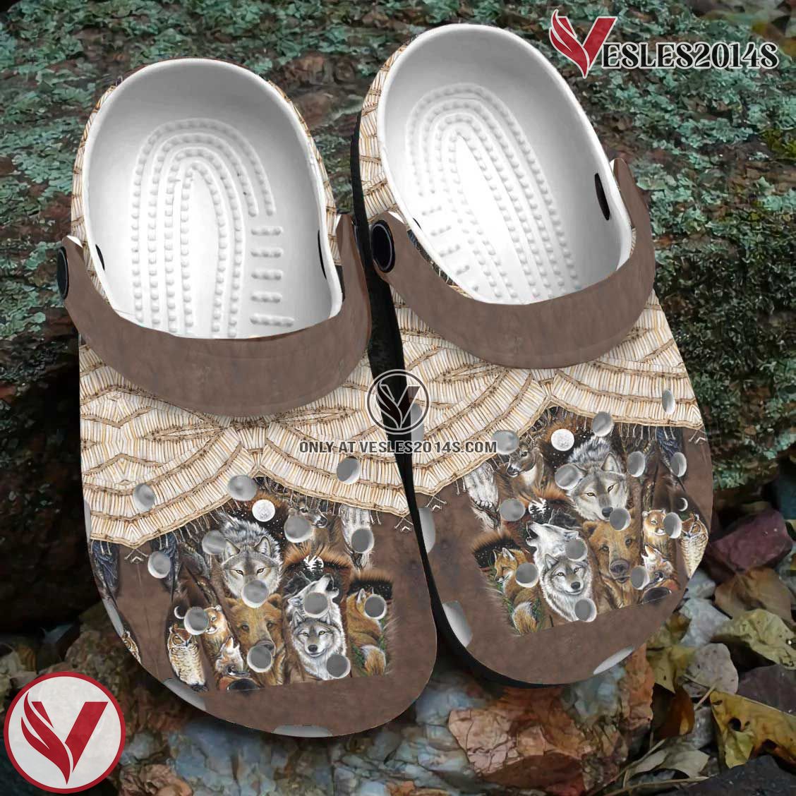 Native American Pattern Crocs Clog Shoes For Kid and Adult Style 5, Unique Gift From  Vesles2014S 2