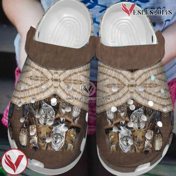 Native American Pattern Crocs Clog Shoes For Kid and Adult Style 5, Unique Gift From  Vesles2014S