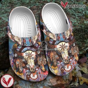 Native American Pattern Crocs Clog Shoes For Kid and Adult Style 6, Unique Gift From  Vesles2014S 2