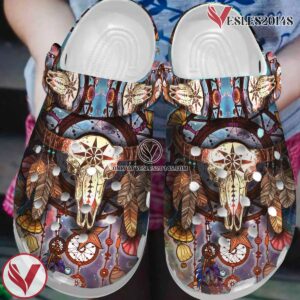 Native American Pattern Crocs Clog Shoes For Kid and Adult Style 6, Unique Gift From  Vesles2014S