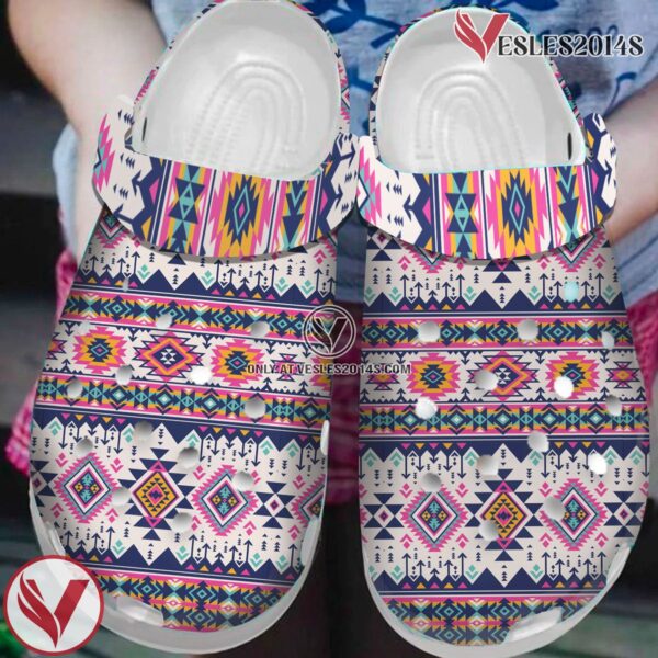 Native American Pattern Crocs Clog Shoes For Kid and Adult Style 7, Unique Gift From  Vesles2014S