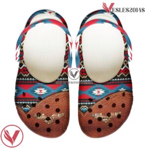 Native American Pattern Crocs Clog Shoes For Kid and Adult Style 8, Unique Gift From  Vesles2014S 2