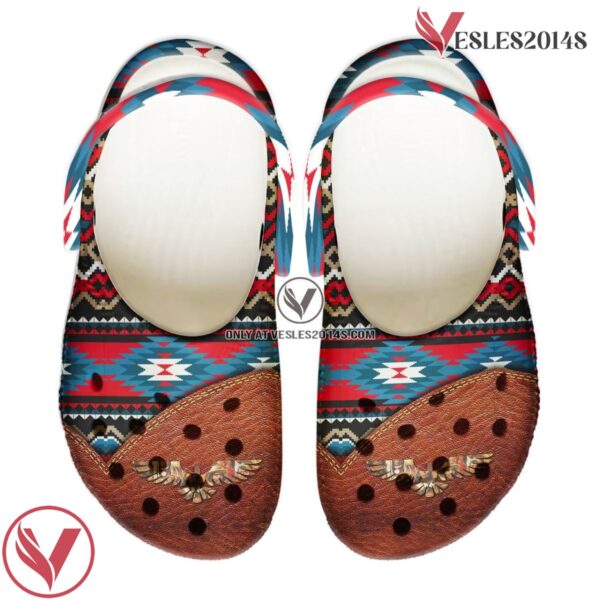 Native American Pattern Crocs Clog Shoes For Kid and Adult Style 8, Unique Gift From  Vesles2014S 2