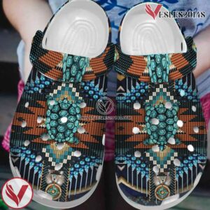 Native American Spirit Turtle Crocs Clog Shoes For Kid and Adult Style 2, Unique Gift From  Vesles2014S