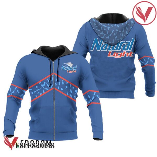 Natural Light Beer Blue Wine Pattern Hoodie & Zip Hoodie - Vesles2014S 1