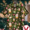 Natural Light Beer Flamingo Green Hawaiian Shirt, Unique Gifts For Friends - Vesles2014S 1