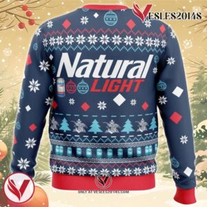 Natural Light Beer Ugly Christmas Sweater, Unique Christmas Gift For Fans - Vesles2014S 1