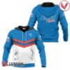 Natural Light Blue Tennis Hoodie & Zip Hoodie - Vesles2014S