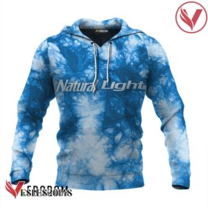 Natural Light Blue Tie-dye Hoodie & Zip Hoodie - Vesles2014S 1